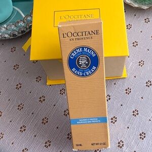 L'OCCITANE Hand Cream in Yellow and Tan Packaging